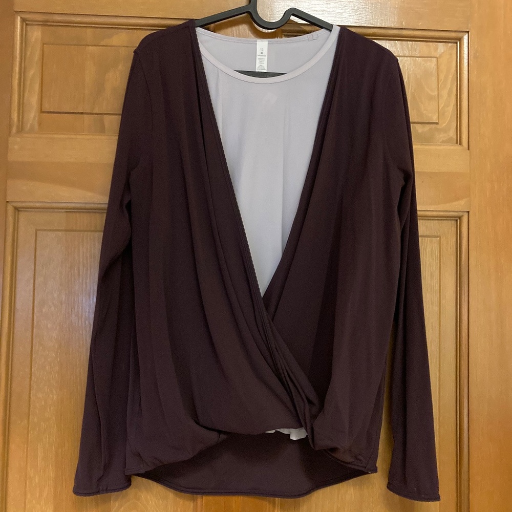 Lululemon Iconic Wrap Sweater, Size 8